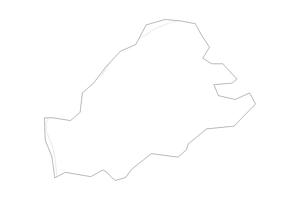Mapa de Valmiera (Municipality 5783), Latvia de tipo contorno y ríos para Europa, con contorno y ríos con límites limpios.