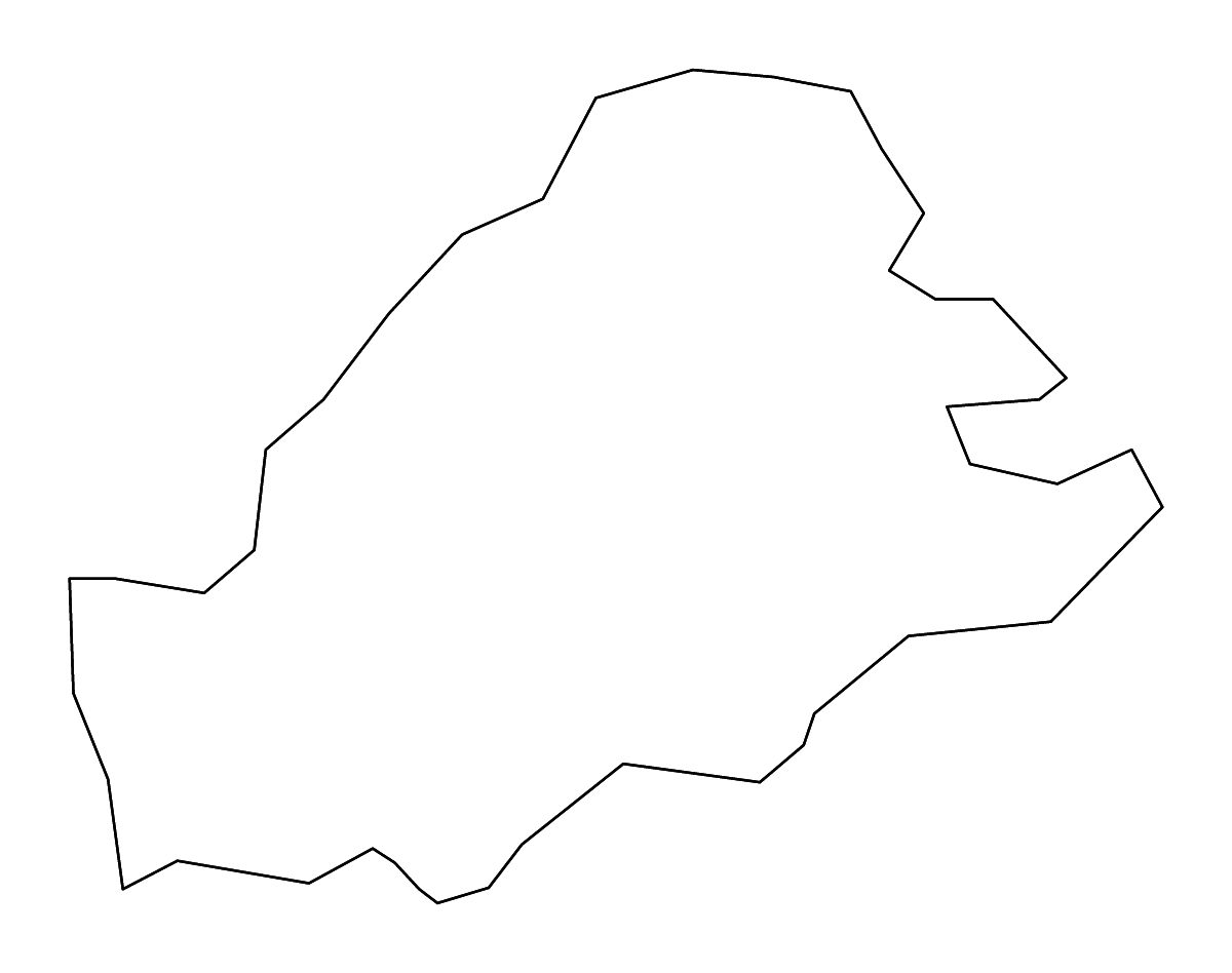 Mapa de contorno de Beverīnas, Latvia con ríos.