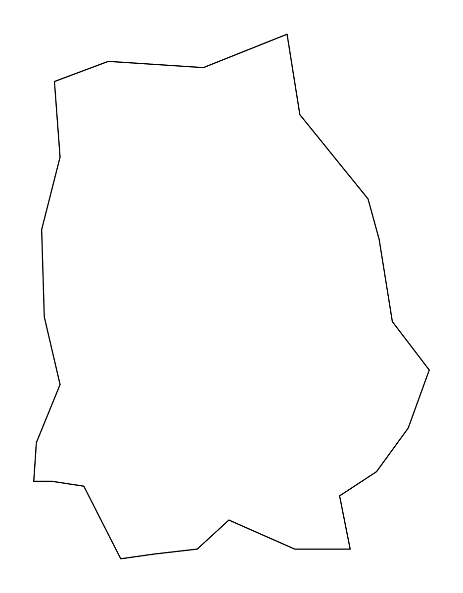 Mapa de contorno de Cesvaines, Latvia.