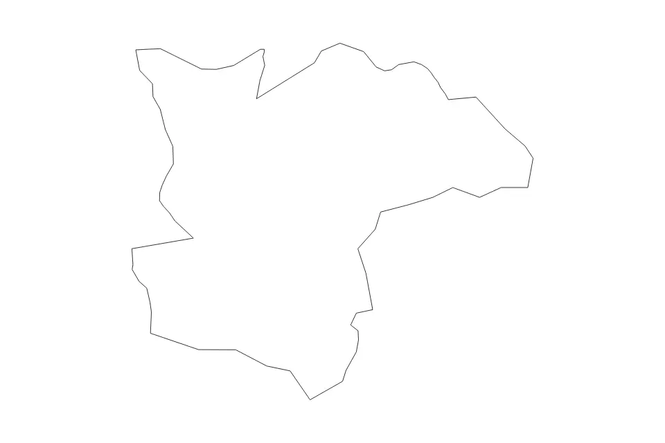 Mapa de Valmiera (Municipality 5786), Latvia de tipo contorno para Europa, con contorno con límites limpios.
