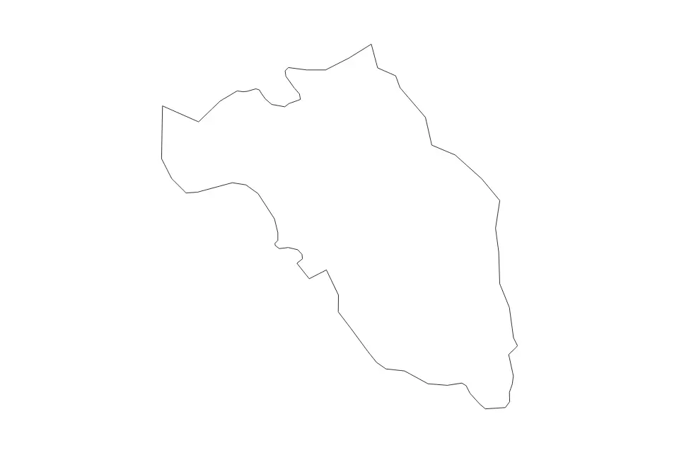 Mapa de Valmiera (Municipality 5788), Latvia de tipo contorno para Europa, con contorno con límites limpios.