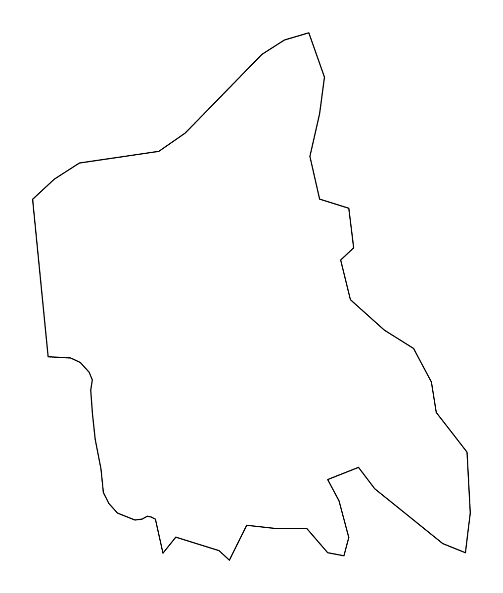 Mapa de contorno de Mazsalacas, Latvia.