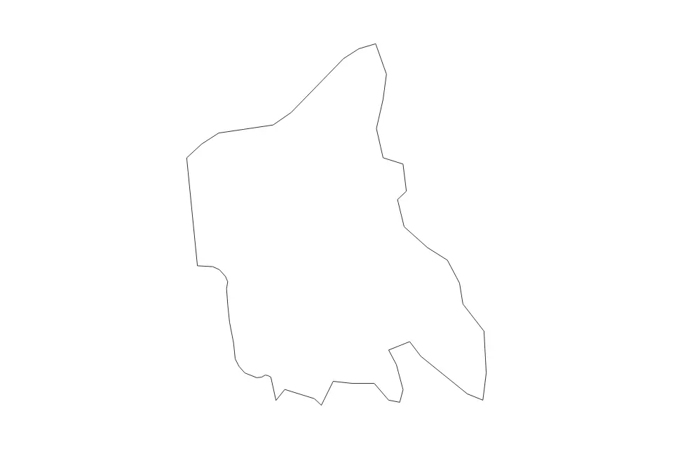 Mapa de Valmiera (Municipality 5791), Latvia de tipo contorno para Europa, con contorno con límites limpios.