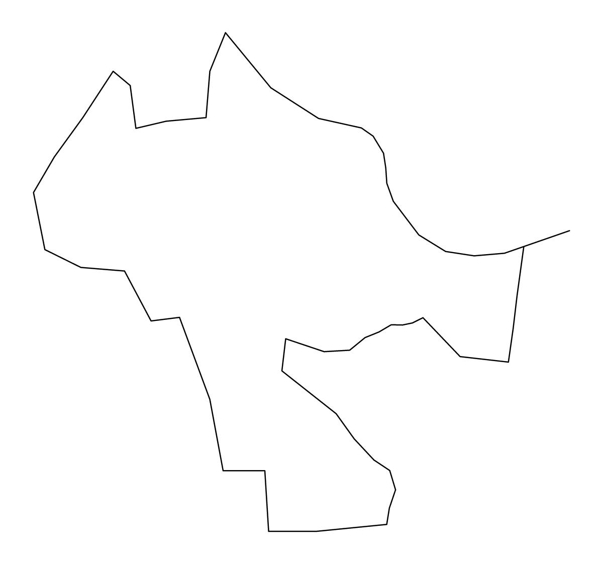 Carte de contour de Naukšēnu, Latvia.