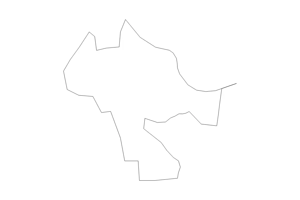 Mapa de Valmiera (Municipality 5792), Latvia de tipo contorno para Europa, con contorno con límites limpios.