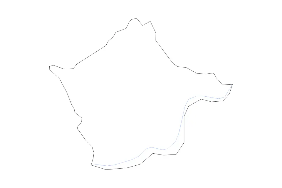 Mapa de Valmiera (Municipality 5793), Latvia de tipo contorno y ríos para Europa, con contorno y ríos con límites limpios.