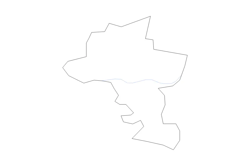 Mapa de Valmiera (Municipality 5795), Latvia de tipo contorno y ríos para Europa, con contorno y ríos con límites limpios.