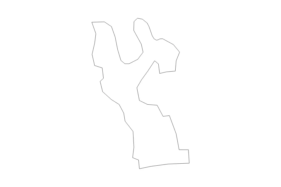 Mapa de Valmiera (Municipality 5796), Latvia de tipo contorno para Europa, con contorno con límites limpios.