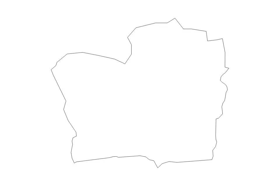 Mapa de Valmiera (Municipality 5798), Latvia de tipo contorno para Europa, con contorno con límites limpios.