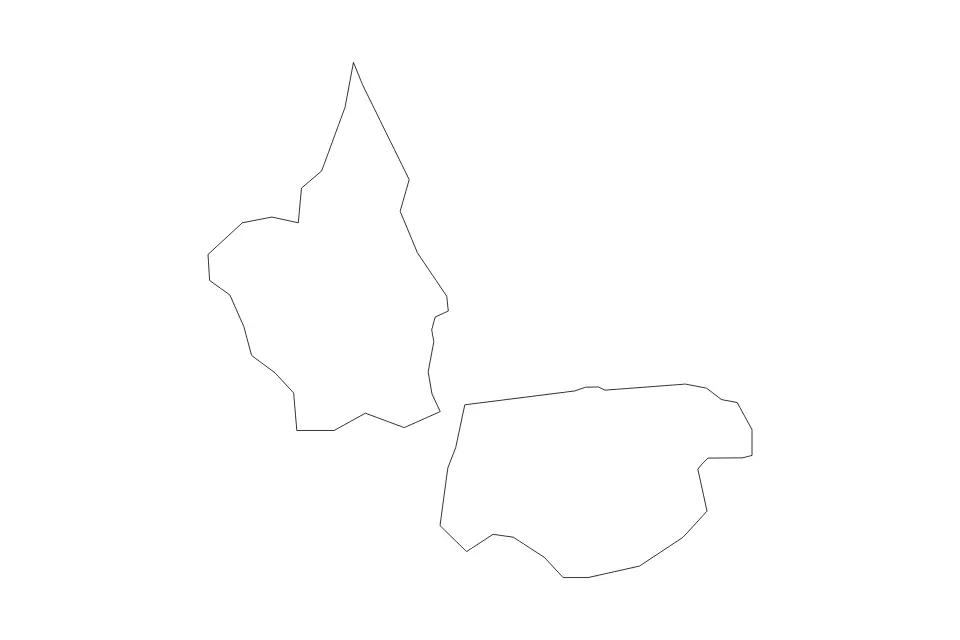 Mapa de Valmiera (Municipality 5799), Latvia de tipo contorno para Europa, con contorno con límites limpios.