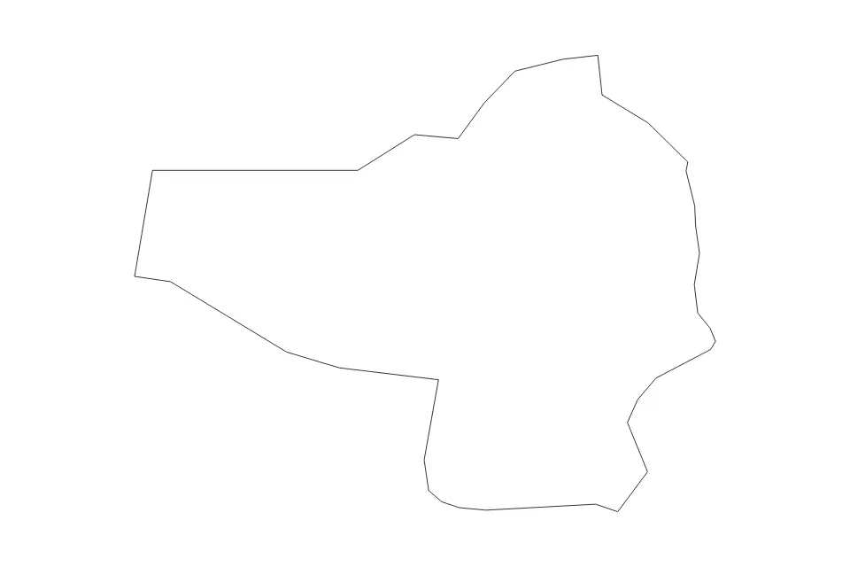 Mapa de Valmiera (Municipality 5800), Latvia de tipo contorno para Europa, con contorno con límites limpios.