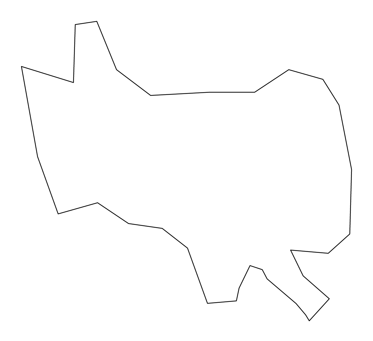 Mapa de contorno de Vārkava, Latvia.