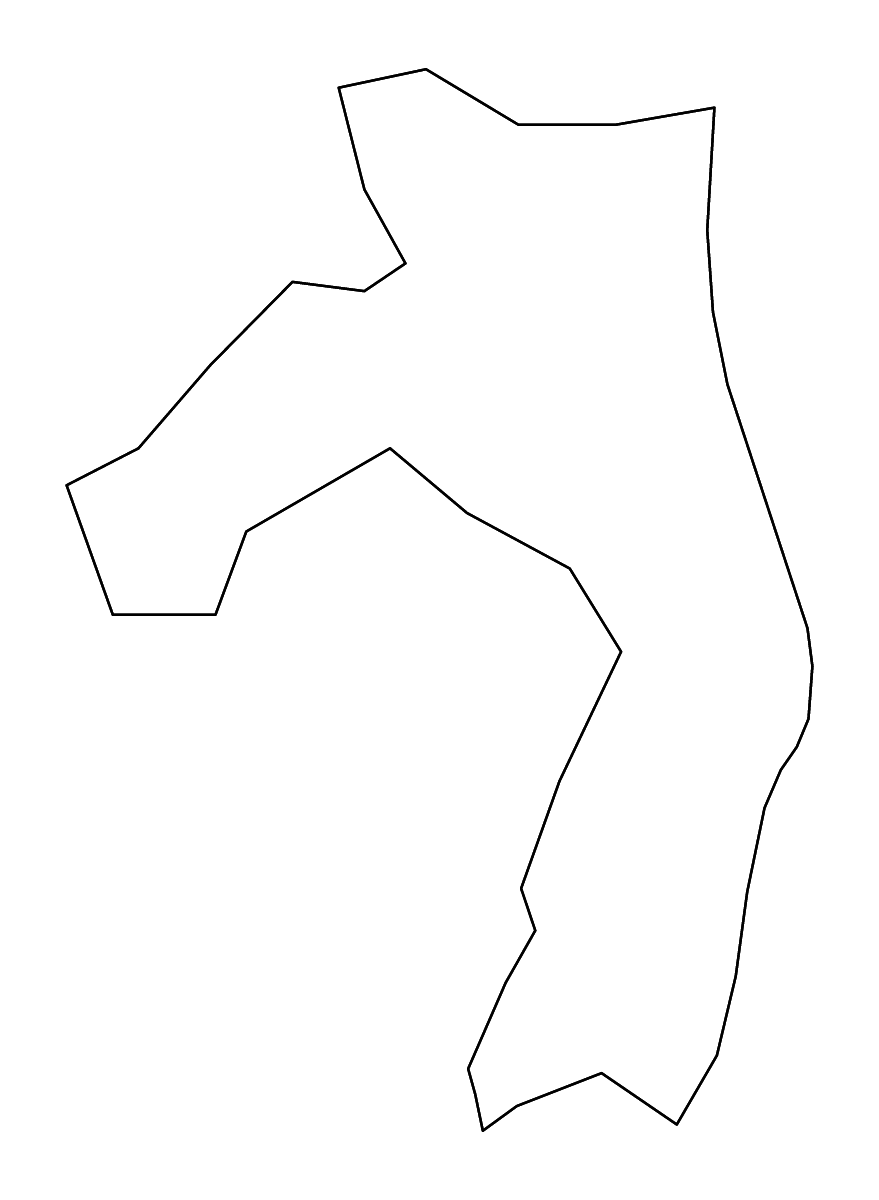 Carte de contour de Zilupe, Latvia avec rivières.