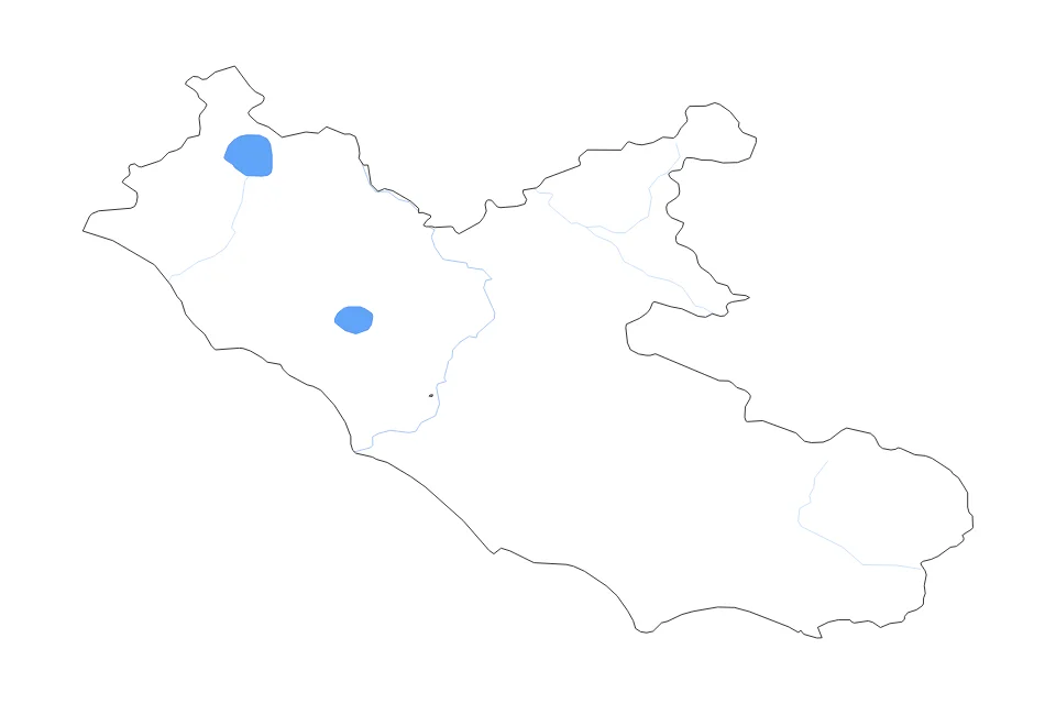 Vista previa del mapa de contorno de Lazio