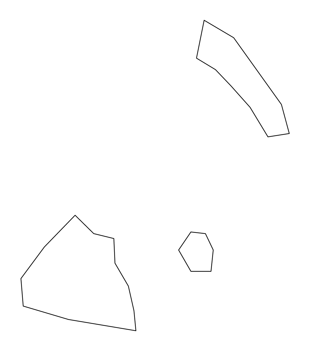 Outline map of Balzers, Liechtenstein.