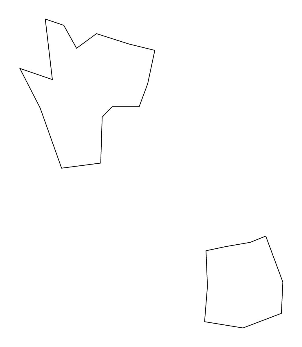 Mapa de contorno de Vaduz, Liechtenstein.