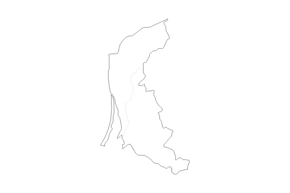 Carte de Klaipėda, Lithuania de type contour et rivières pour Europe, montrant contour et rivières avec des limites nettes.
