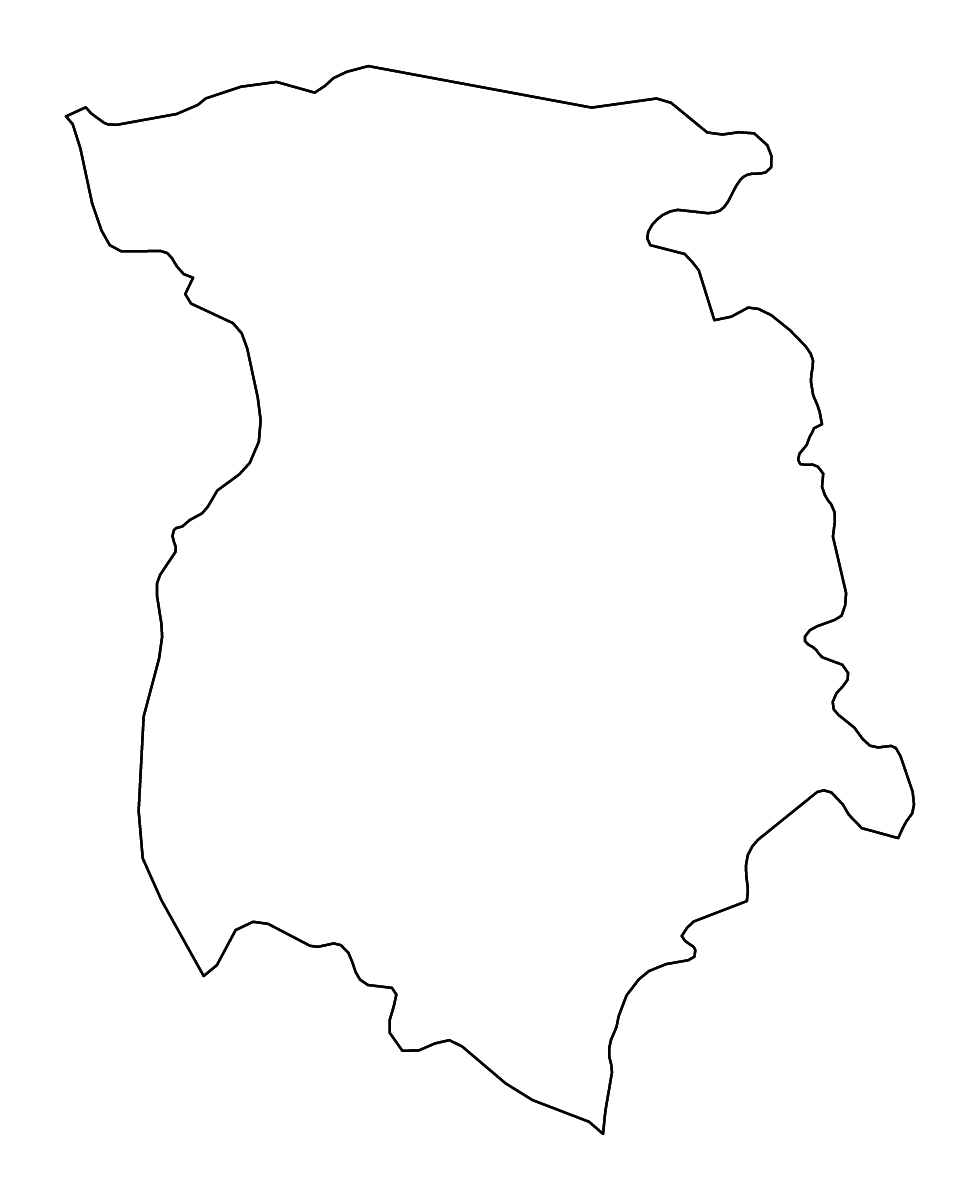 Carte de contour de Marijampolė, Lithuania avec rivières.