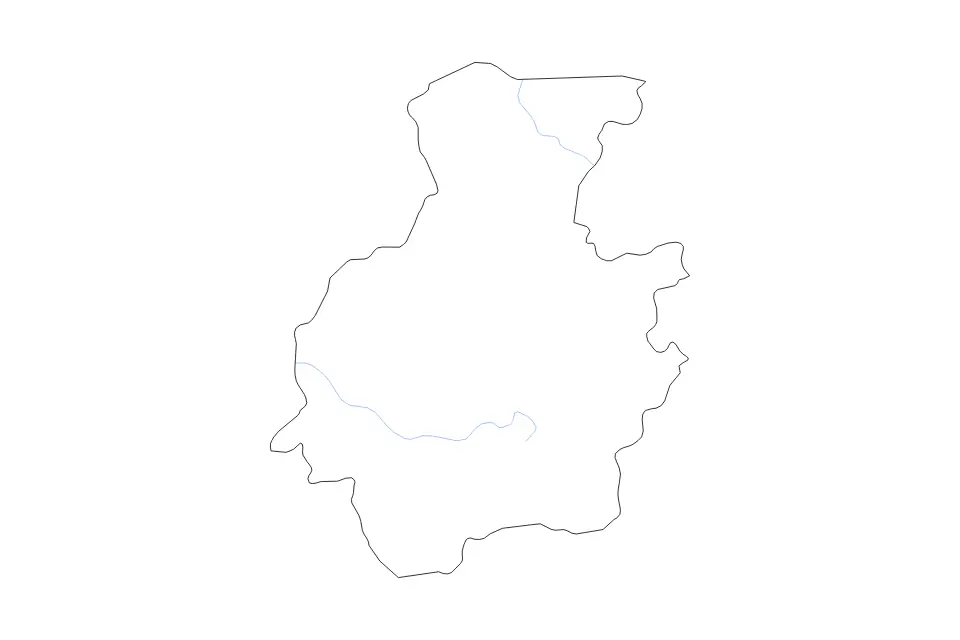 Mapa de Telšiai, Lithuania de tipo contorno y ríos para Europa, con contorno y ríos con límites limpios.