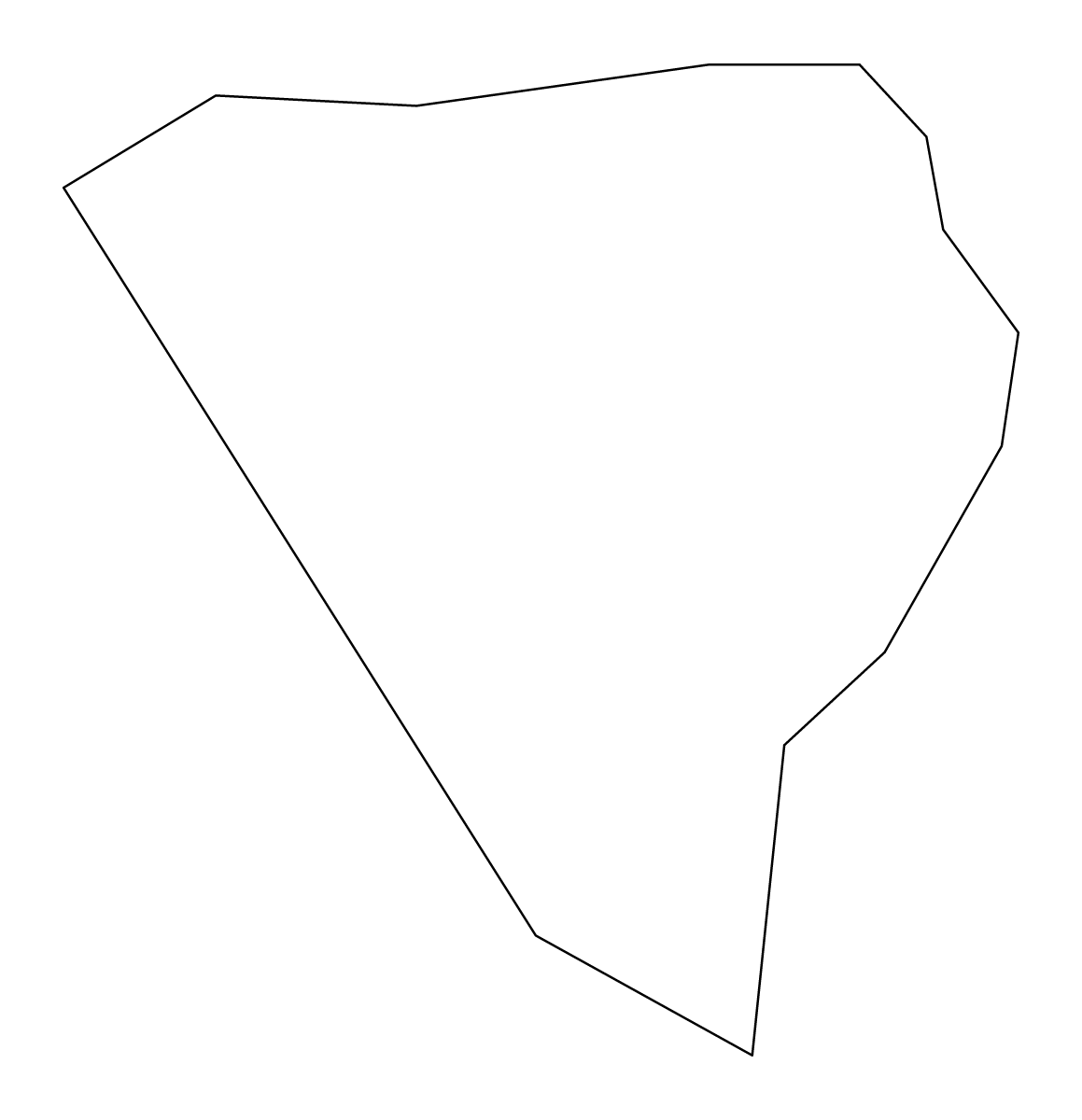 Mapa de contorno de Dingli, Malta.