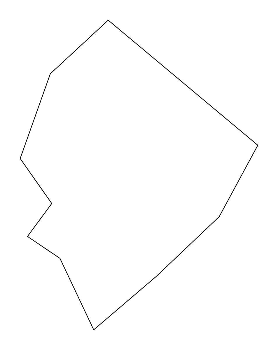 Carte de contour de Floriana, Malta.