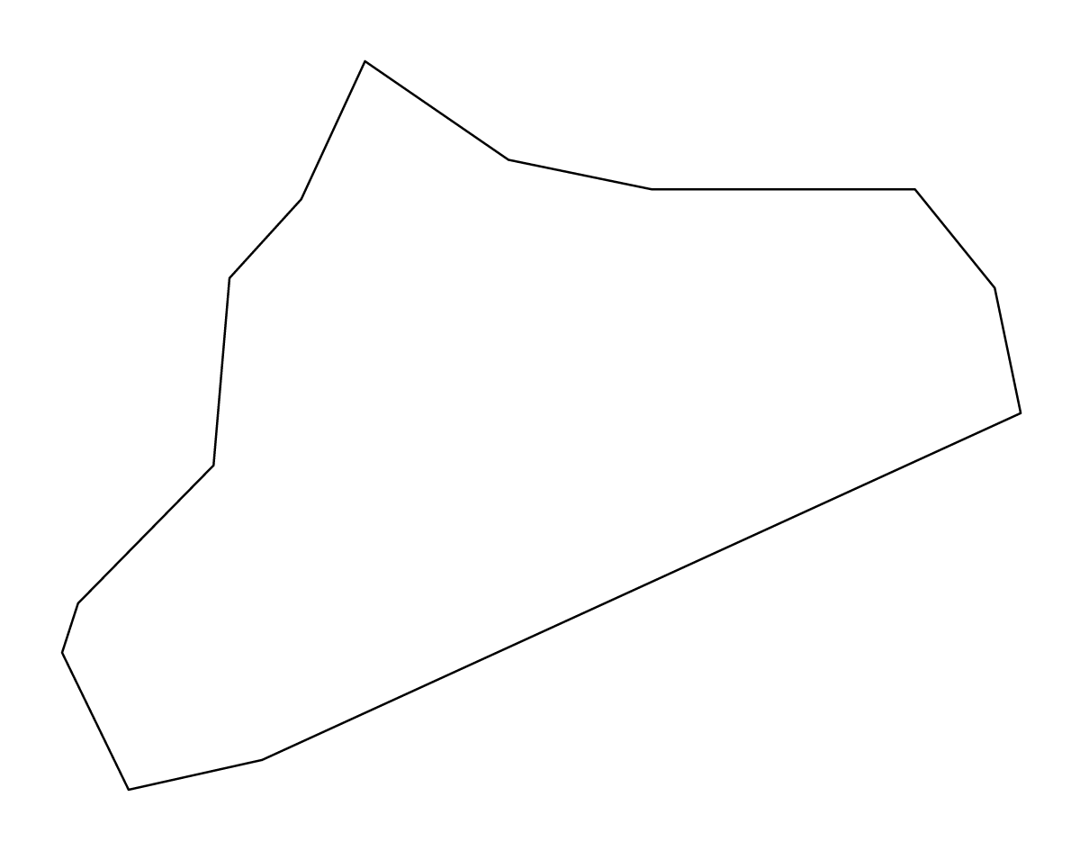 Mapa de contorno de Għajnsielem, Malta.