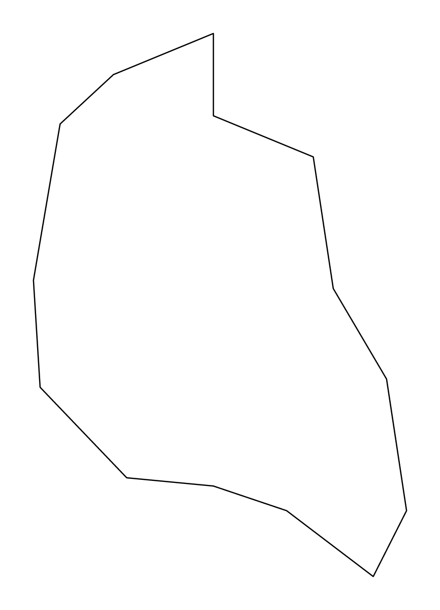 Mapa de contorno de Għargħur, Malta.
