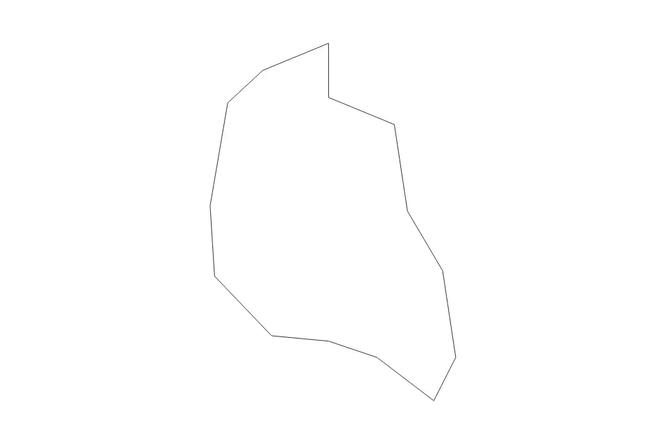 Carte de Għargħur, Malta de type contour pour Europe, montrant contour avec des limites nettes.