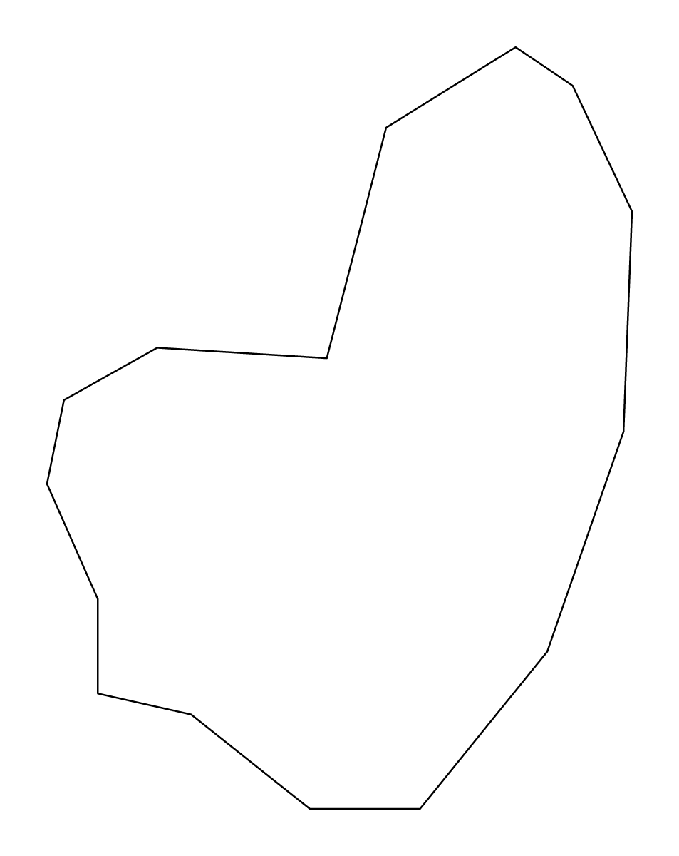 Carte de contour de Marsa, Malta.