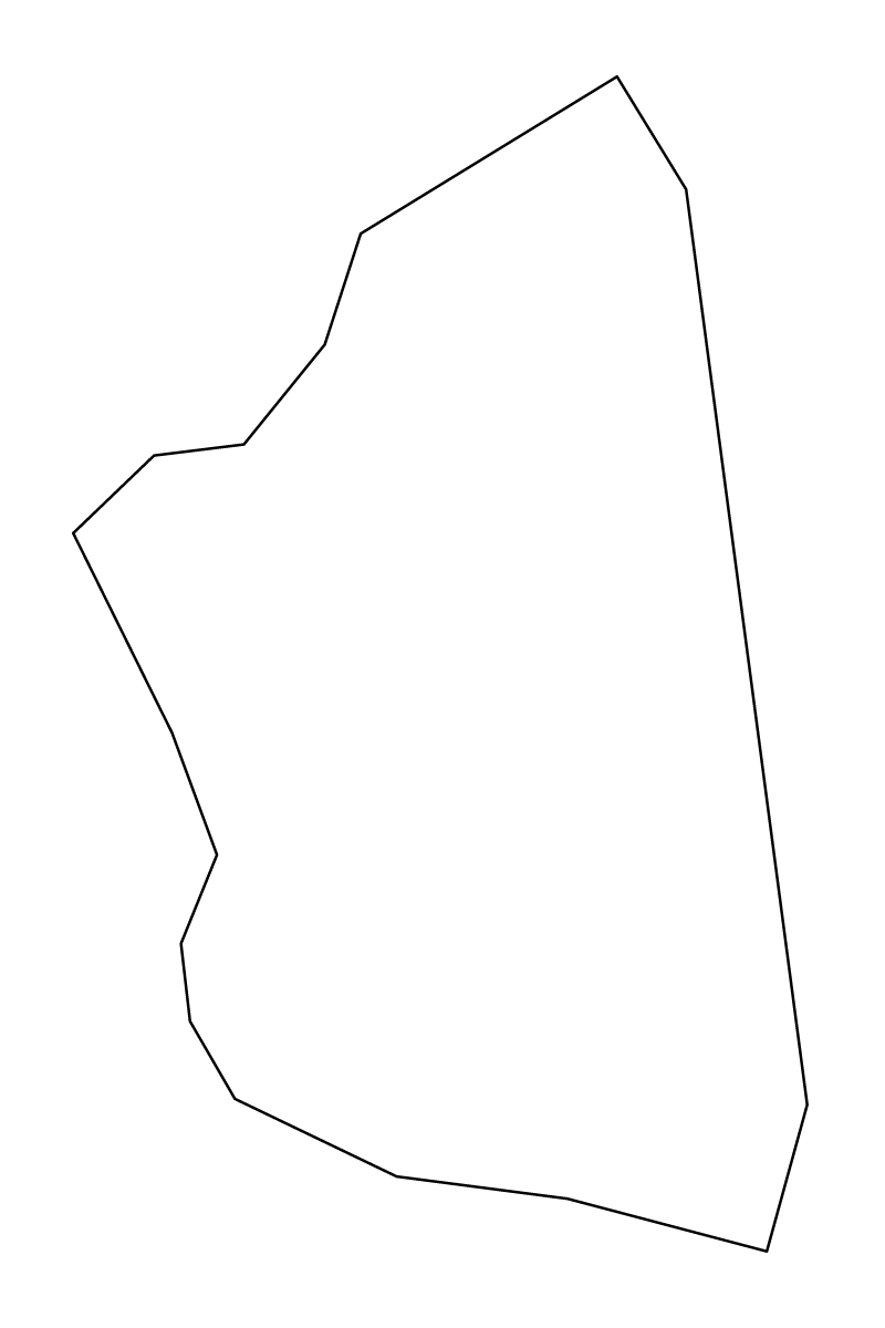 Mapa de contorno de Marsaskala, Malta.