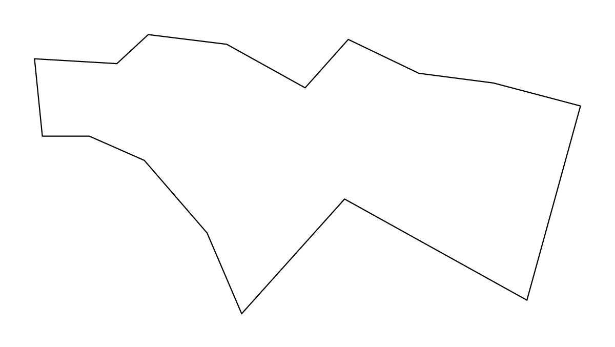Carte de contour de Marsaxlokk, Malta.