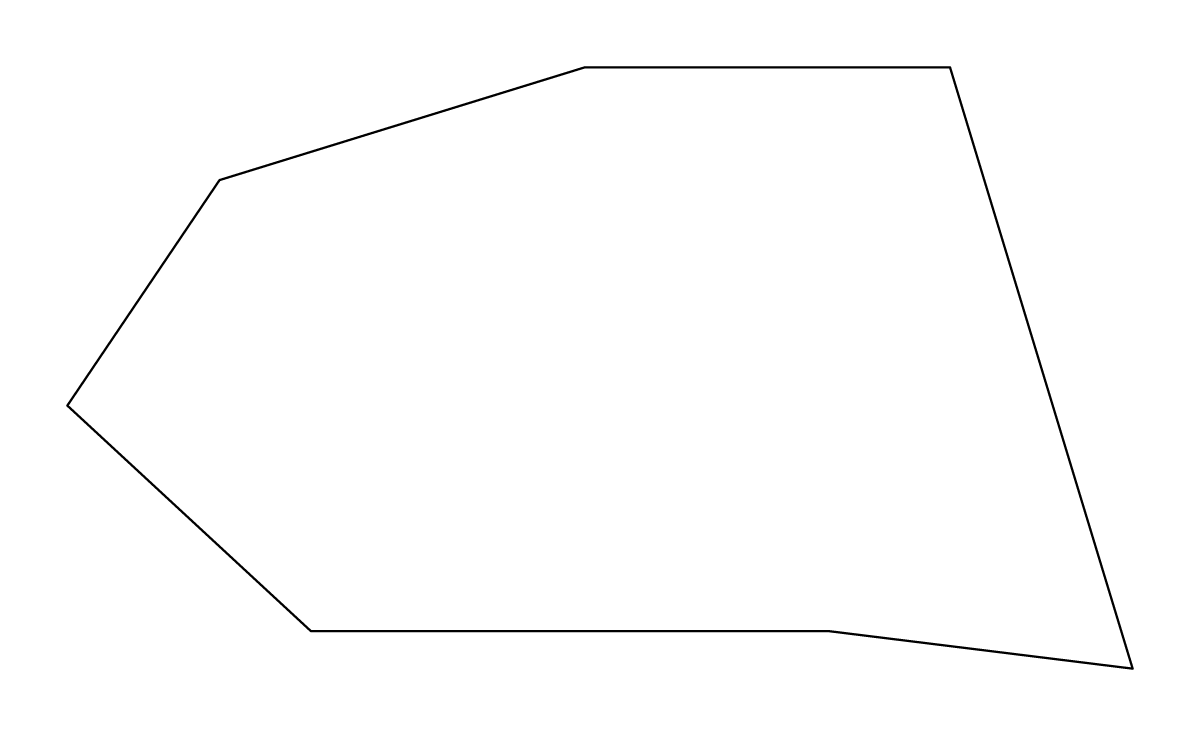 Carte de contour de Mdina, Malta.