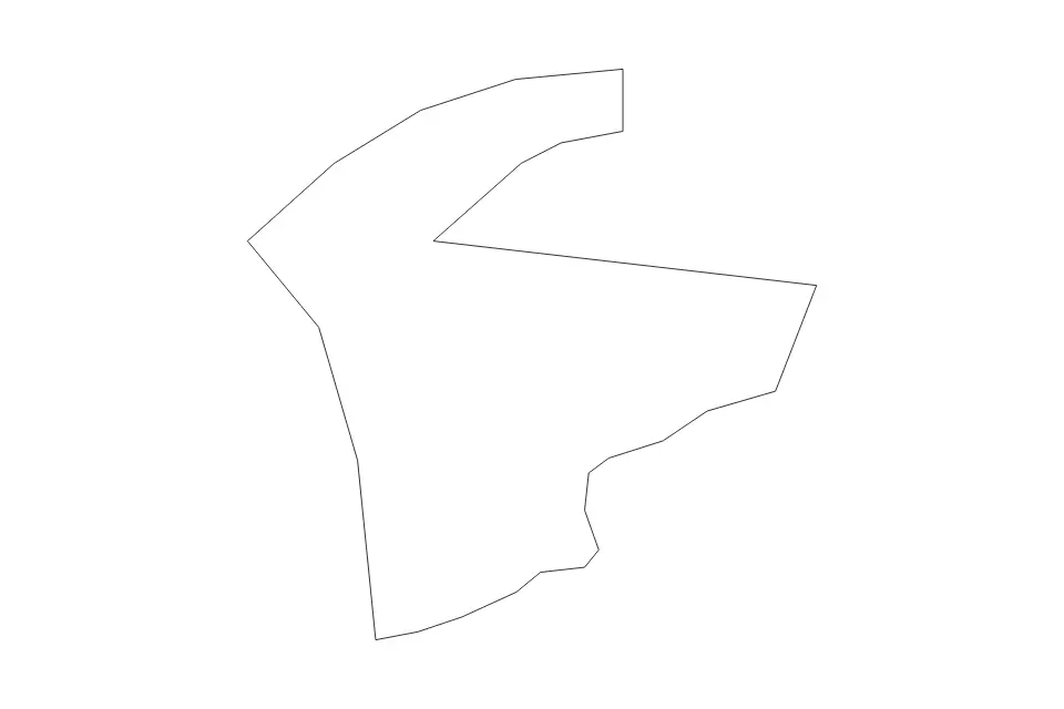 Mapa de Mellieħa, Malta de tipo contorno para Europa, con contorno con límites limpios.