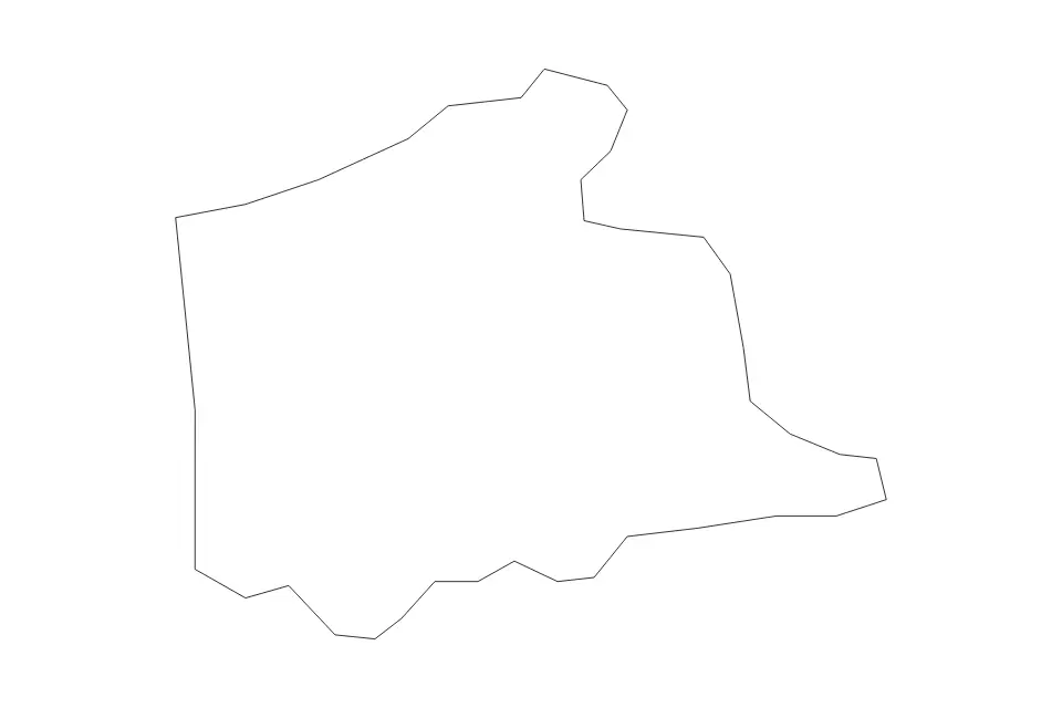 Mapa de Mġarr, Malta de tipo contorno para Europa, con contorno con límites limpios.