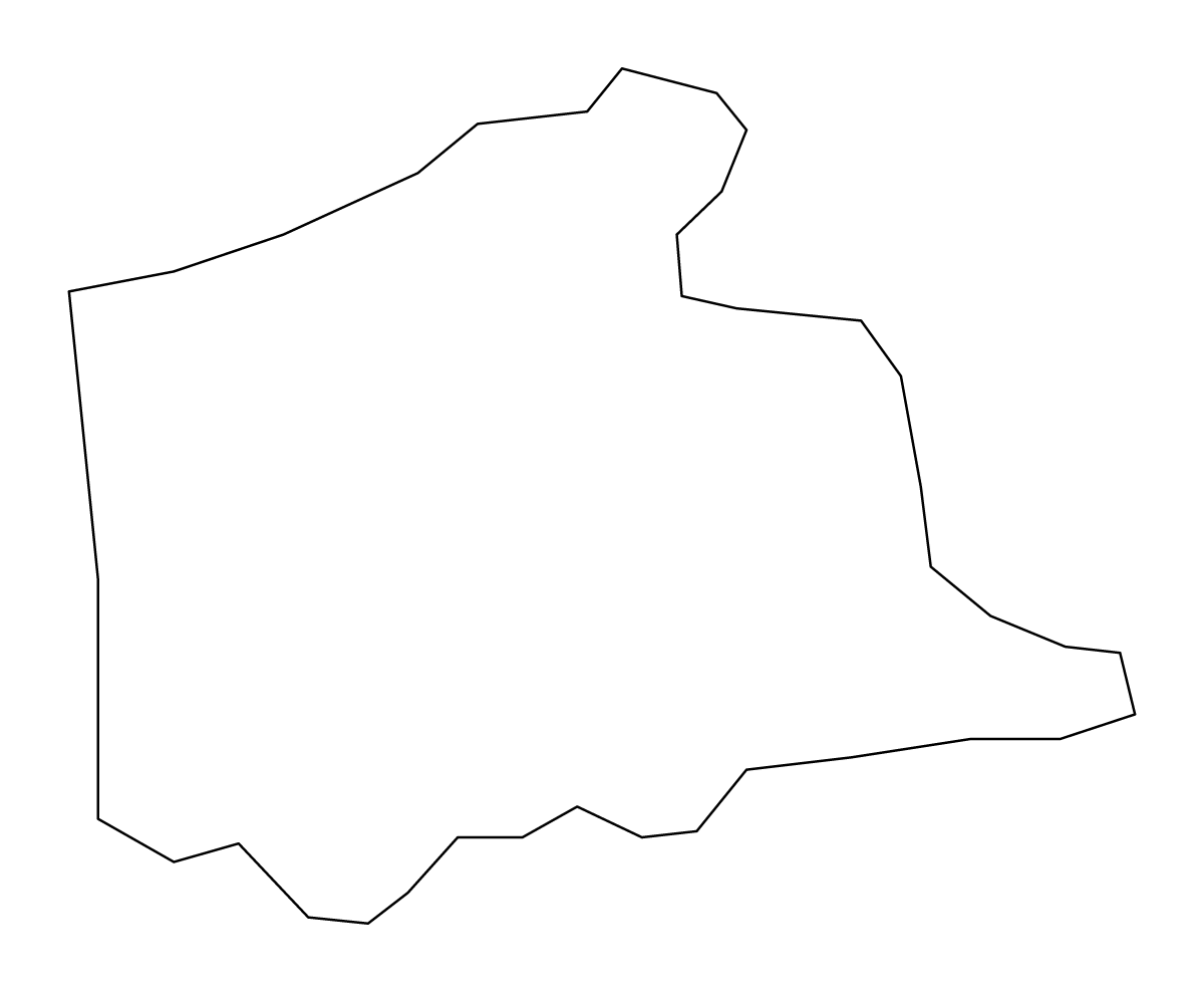 Mapa de contorno de Mġarr, Malta.