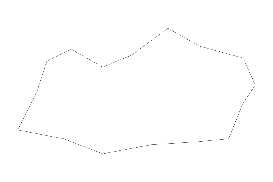 Mapa de Mqabba, Malta de tipo contorno para Europa, con contorno con límites limpios.