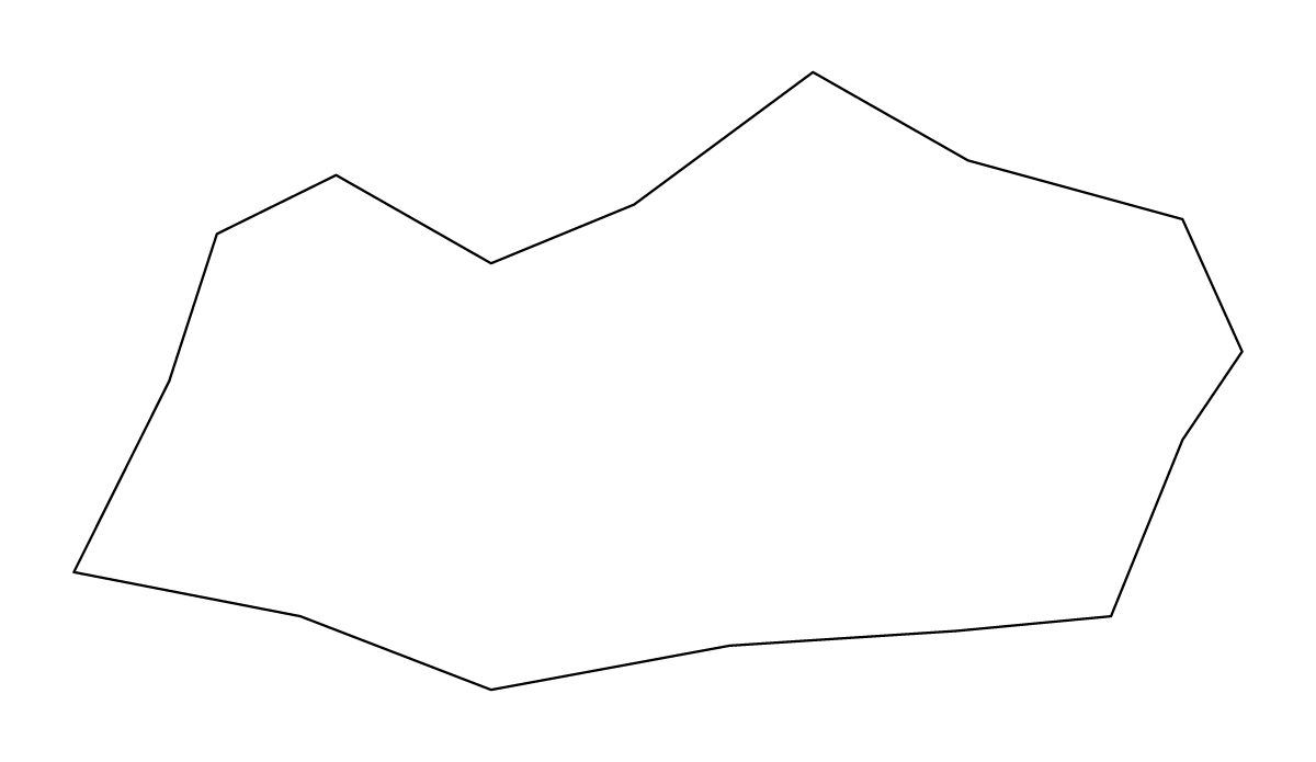 Mapa de contorno de Mqabba, Malta.