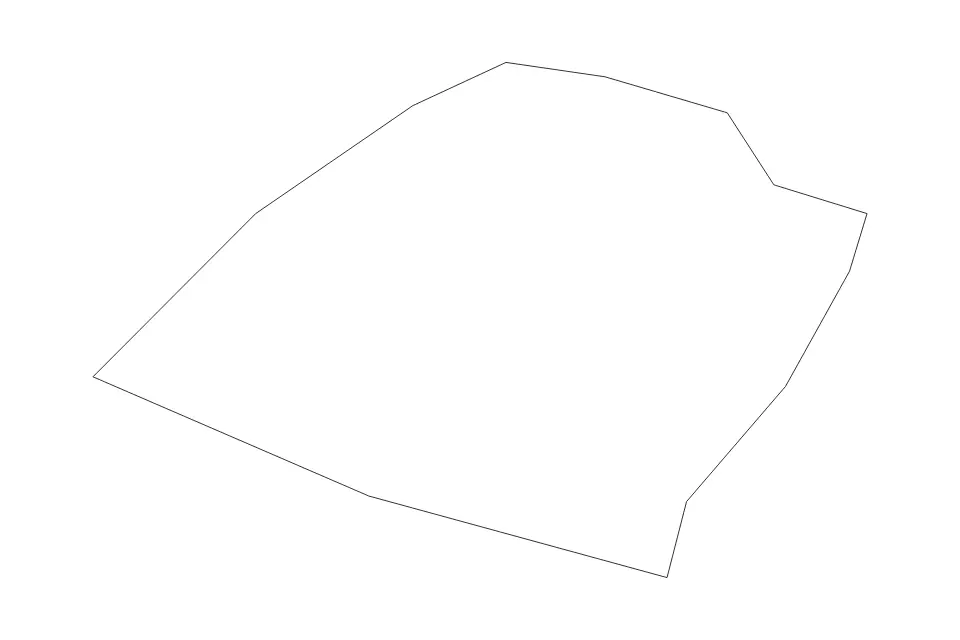 Outline map of Munxar Administrative Area, Malta with subdivision borders.