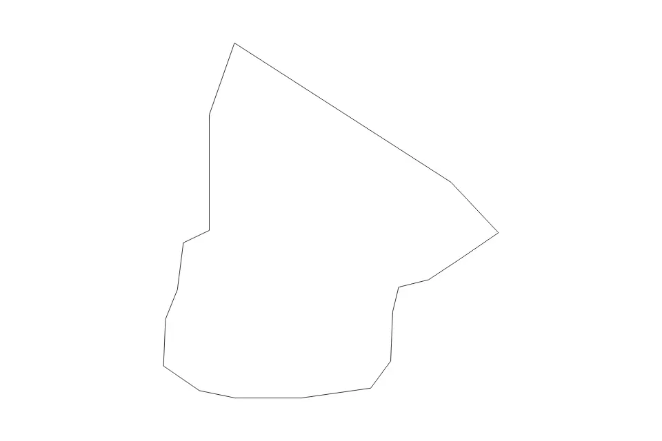 Mapa de Nadur, Malta de tipo contorno para Europa, con contorno con límites limpios.