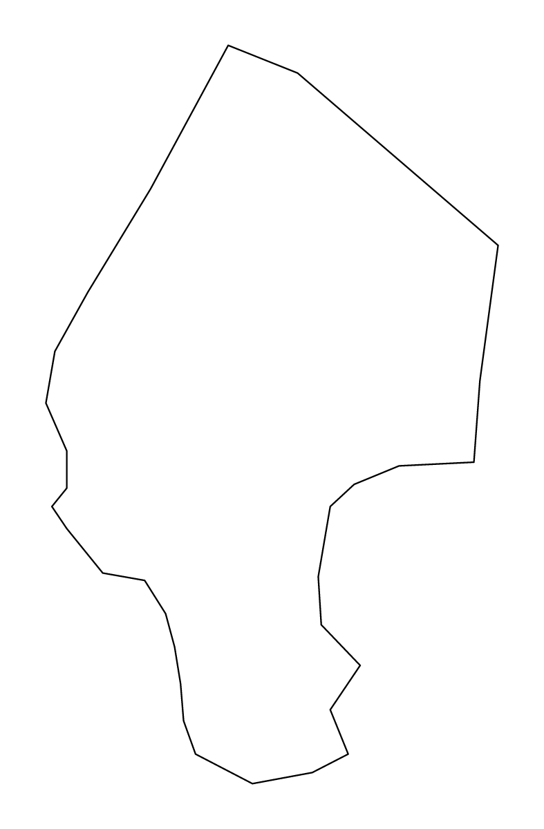 Carte de contour de Naxxar, Malta.