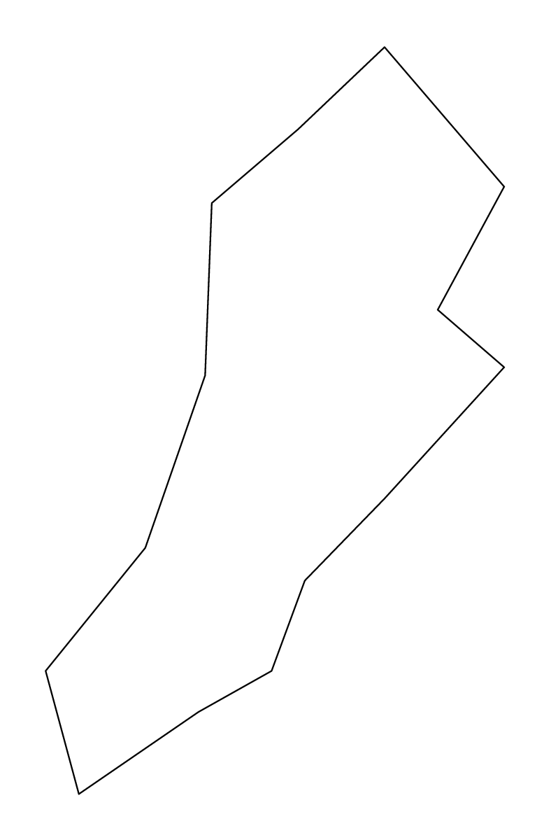 Mapa de contorno de Paola, Malta.
