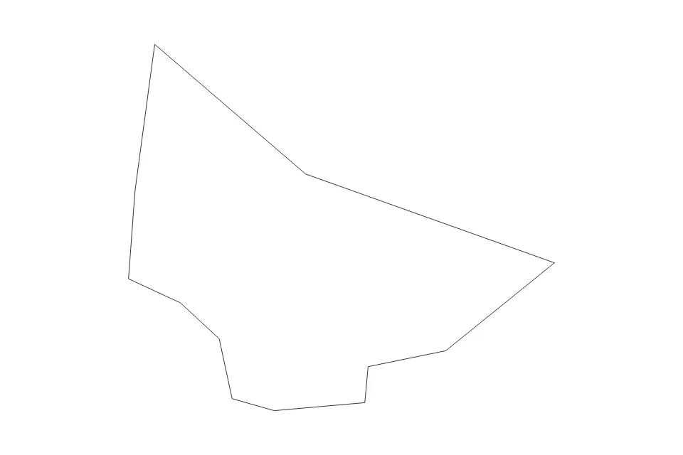 Mapa de Pembroke, Malta de tipo contorno para Europa, con contorno con límites limpios.