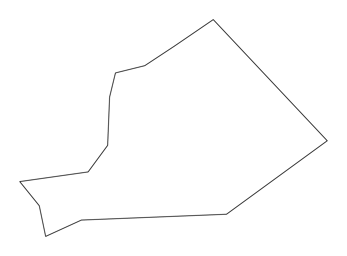 Mapa de contorno de Qala, Malta.