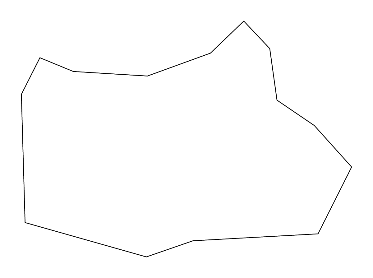 Mapa de contorno de San Ġwann, Malta.