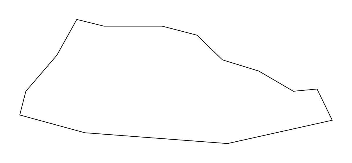 Mapa de contorno de Sannat, Malta.