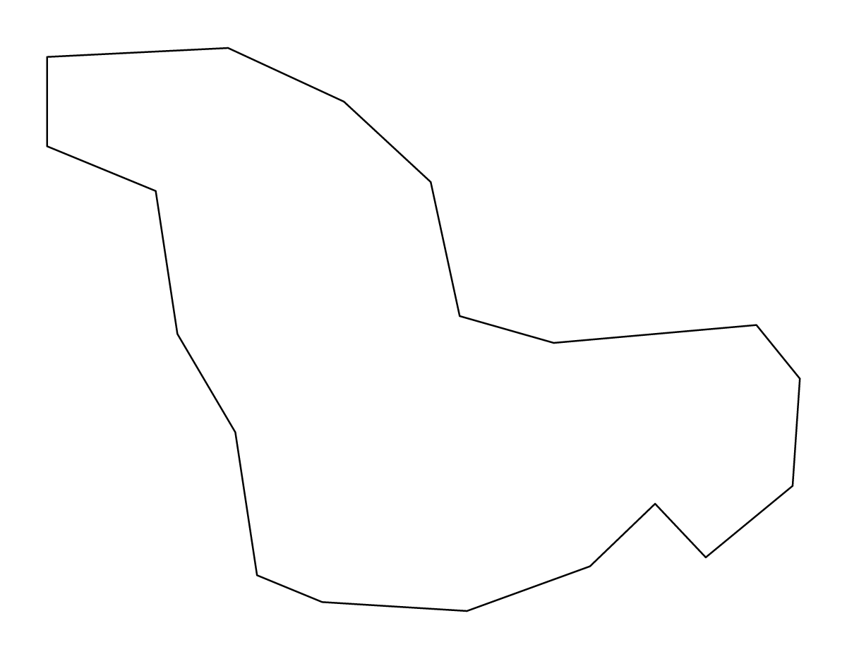 Mapa de contorno de Swieqi, Malta.