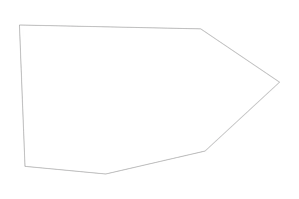 Carte de Ta' Xbiex, Malta de type contour pour Europe, montrant contour avec des limites nettes.