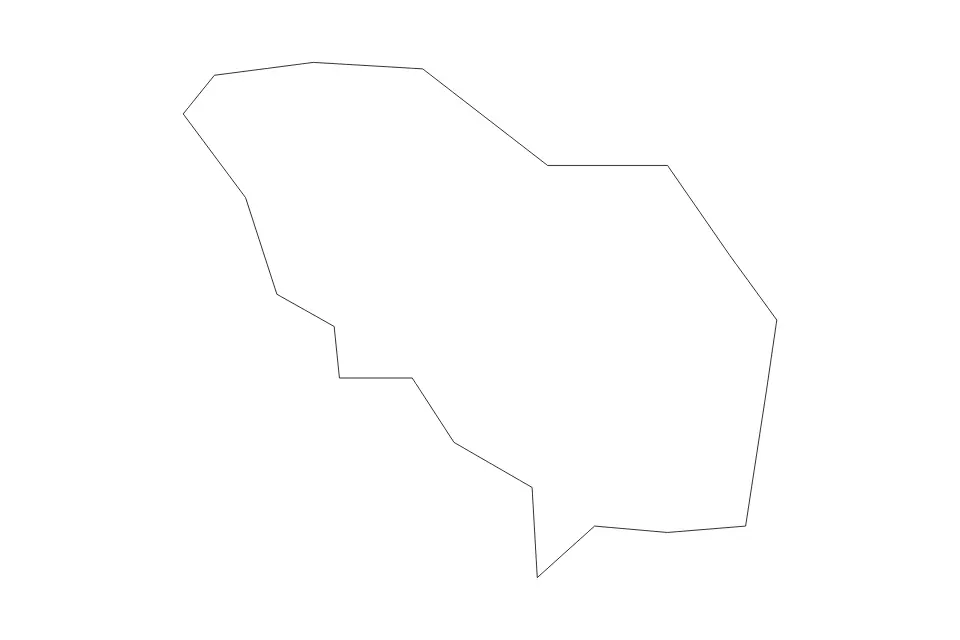 Carte de Victoria, Malta de type contour pour Europe, montrant contour avec des limites nettes.