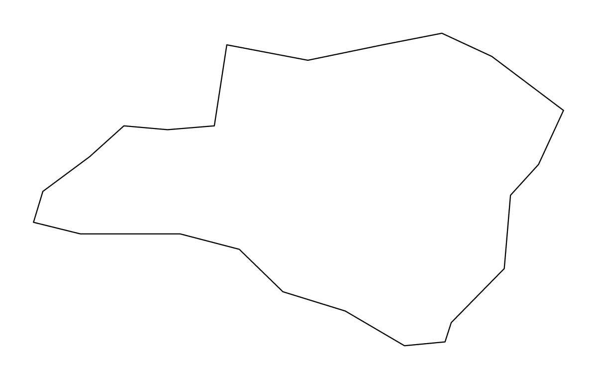 Mapa de contorno de Xewkija, Malta.