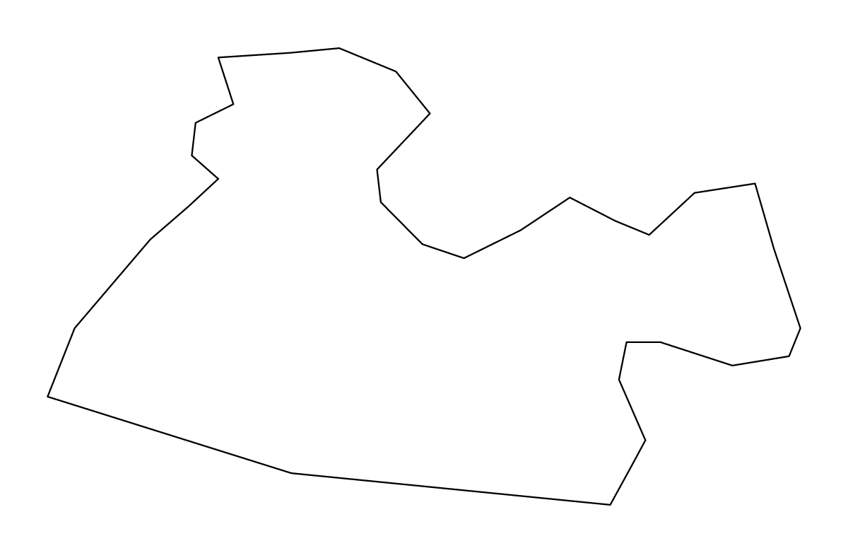 Mapa de contorno de Żurrieq, Malta.